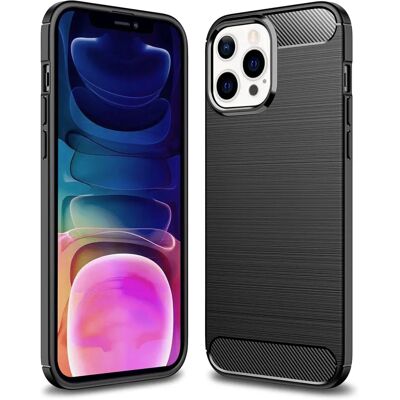 Nalia iPhone 13 Pro Max Carbon Fibre Look Silikon Hülle Nalia iPhone 13 Pro Max Carbon Fibre Look Silikon Hülle
