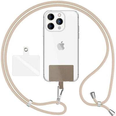Nalia Handykette - Smartphone Zubehör - Beige - Handykette Nalia Handykette - Smartphone Zubehör - Beige - Handykette