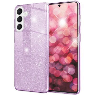 Nalia Galaxy S24 Glitzer Hybrid Hülle - Smartphone Cover Nalia Galaxy S24 Glitzer Hybrid Hülle - Smartphone Cover