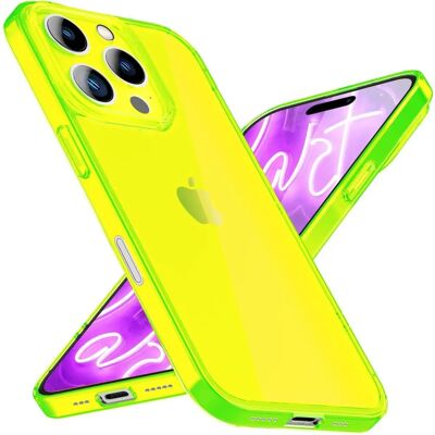 Nalia iPhone 16 Pro Neon Silikonhülle - Smartphone-Hülle Nalia iPhone 16 Pro Neon Silikonhülle - Smartphone-Hülle