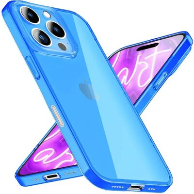 Nalia Klar Neon Silikon Hülle für iPhone 16 Pro - Smartphone Schutz Nalia Klar Neon Silikon Hülle für iPhone 16 Pro - Smartphone Schutz