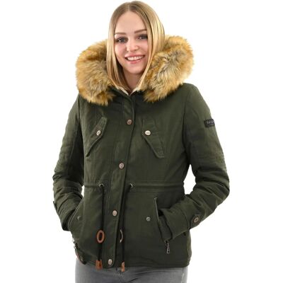 Navahoo Perle Veste d'Hiver Verte - Manteau d'Hiver - Publicité Navahoo Perle Veste d'Hiver Verte - Manteau d'Hiver - Publicité