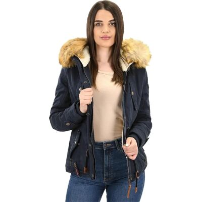 Navahoo Pearl Navy Winterjacke - Jas Navahoo Pearl Navy Winterjacke - Jas