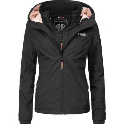 Marikoo B659 Damenjacke Schwarz - Outdoor, Sportlich, Fleece Innenseite Marikoo B659 Damenjacke Schwarz - Outdoor, Sportlich, Fleece Innenseite