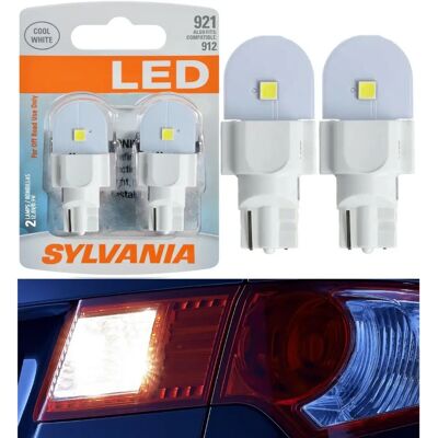 Sylvania 921 White LED Light - Interior & Reverse - 6000K - 2 Bulbs Sylvania 921 White LED Light - Interior & Reverse - 6000K - 2 Bulbs