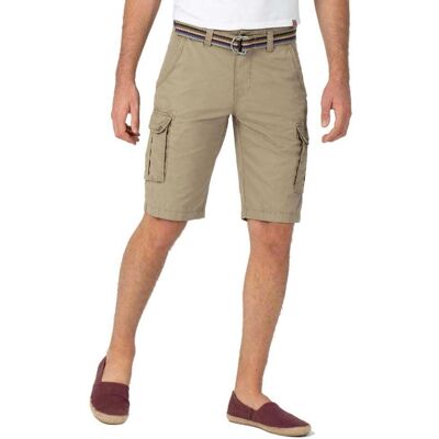 Timezone Maguiretz+belt Shorts Beige - Shorts Timezone Maguiretz+belt Shorts Beige - Shorts