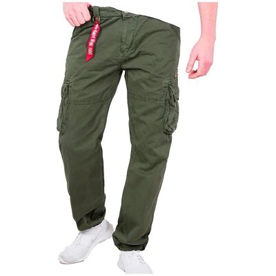 Pantalons noirs pour hommes Alpha Industries Jet (101212) - vert foncé (101212-142) Pantalons noirs pour hommes Alpha Industries Jet (101212) - vert foncé (101212-142)