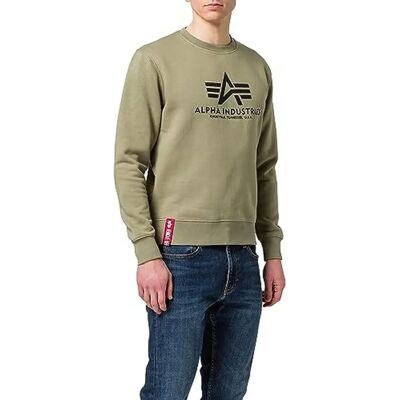 Alpha Industries Basic Sweter (178302) - Zielony Sweter (178302-11) Alpha Industries Basic Sweter (178302) - Zielony Sweter (178302-11)