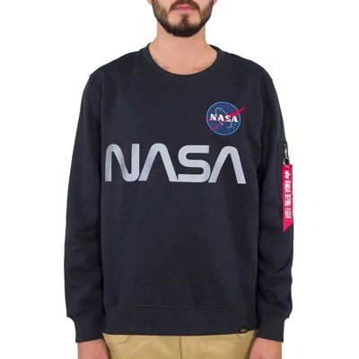 Pull Réfléchissant Nasa Alpha Industries (178309) - rep. bleu Pull Réfléchissant Nasa Alpha Industries (178309) - rep. bleu