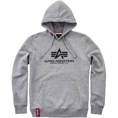 Alpha Industries Basic Hoody (178312) - grey heather (178312-017) Alpha Industries Basic Hoody (178312) - grey heather (178312-017)