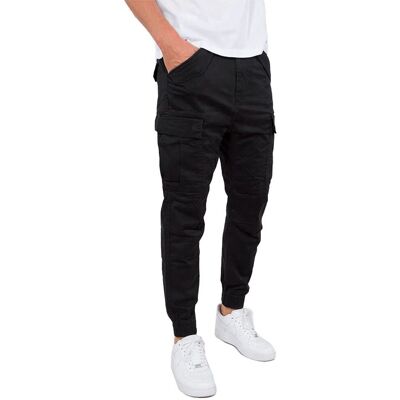 Alpha Industries Airman Pantalons pour Hommes (188201) - noir Alpha Industries Airman Pantalons pour Hommes (188201) - noir