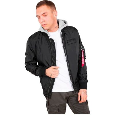 Alpha Industries MA-1 TT Hood (196108) - czarny (196108-03) Alpha Industries MA-1 TT Hood (196108) - czarny (196108-03)