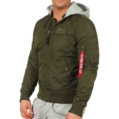 Alpha Industries MA-1 TT Hood (196108) - vert (196108-257) Alpha Industries MA-1 TT Hood (196108) - vert (196108-257)