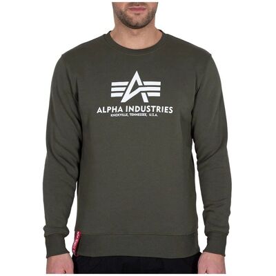 Alpha Industries Podstawowy Sweter (178302) - Sweter zielony (178302-142) Alpha Industries Podstawowy Sweter (178302) - Sweter zielony (178302-142)