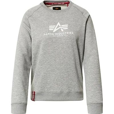 Sweter Alpha Industries New Basic (196031) - szary melanż Sweter Alpha Industries New Basic (196031) - szary melanż