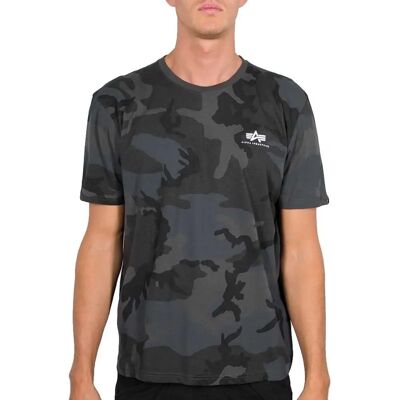 Alpha Industries Basic T Small Logo (188505) - ciemne kamuflaż Alpha Industries Basic T Small Logo (188505) - ciemne kamuflaż