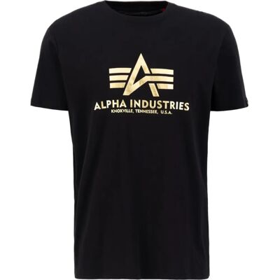 Alpha Basic Foil Print Krótki Rękaw T-shirt - T-shirt Alpha Basic Foil Print Krótki Rękaw T-shirt - T-shirt