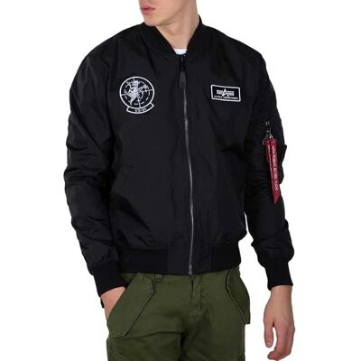 Alpha Industries MA-1 TT Glow In The Dark Bomber - Schwarz - S Alpha Industries MA-1 TT Glow In The Dark Bomber - Schwarz - S
