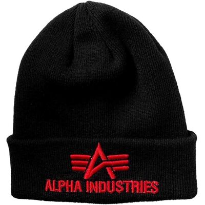 Alpha Industries 3D Beanie (168910) - czarny (168910-094) Alpha Industries 3D Beanie (168910) - czarny (168910-094)