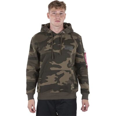 Sweat à capuche homme Alpha Industries - Camouflage - Coupe régulière Sweat à capuche homme Alpha Industries - Camouflage - Coupe régulière