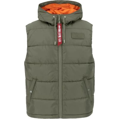 Alpha Industries Kapuzen-Pufferweste (118110) - salbeigrün Alpha Industries Kapuzen-Pufferweste (118110) - salbeigrün