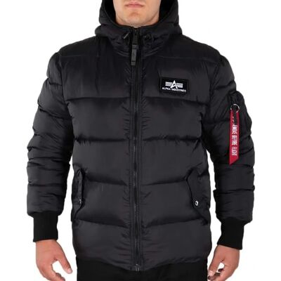 Alpha Industries Kurtka Puffer z Kapturem Fd - czarna (118113-003) Alpha Industries Kurtka Puffer z Kapturem Fd - czarna (118113-003)