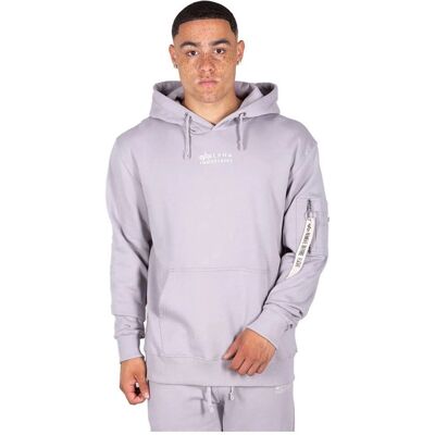 Sweat à capuche gris bio Alpha Industries - Hoodies - Hommes Sweat à capuche gris bio Alpha Industries - Hoodies - Hommes