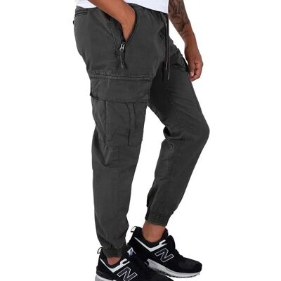 Pantalon de jogging Alpha Industries pour homme - Ripstop - Noir - Publicité Pantalon de jogging Alpha Industries pour homme - Ripstop - Noir - Publicité