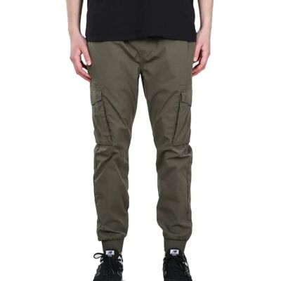 Alpha Industries Dunkel Oliv Nylon Cargo Hosen - Hosen Alpha Industries Dunkel Oliv Nylon Cargo Hosen - Hosen