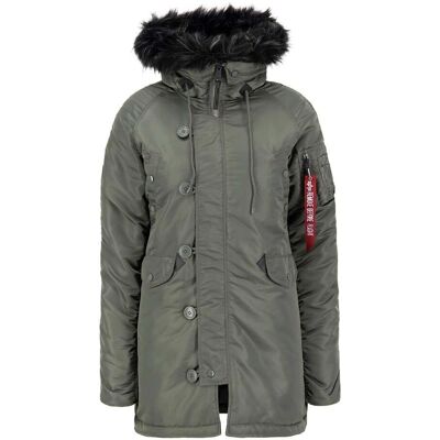 Alpha Industries Femmes - Manteaux pour temps froid - Veste d'hiver - Publicité Alpha Industries Femmes - Manteaux pour temps froid - Veste d'hiver - Publicité