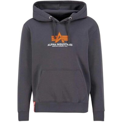 ALPHA INDUSTRIES Herr - Basic Hoodie Rubber - Hoodie ALPHA INDUSTRIES Herr - Basic Hoodie Rubber - Hoodie
