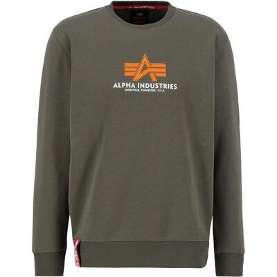 Sweatshirt ALPHA INDUSTRIES XL Olive Foncé - Sweatshirt Sweatshirt ALPHA INDUSTRIES XL Olive Foncé - Sweatshirt