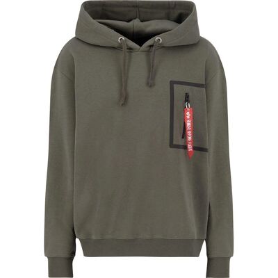 Alpha Industries Homme - Sweat à Capuche et Poche Taped - Sweats Alpha Industries Homme - Sweat à Capuche et Poche Taped - Sweats