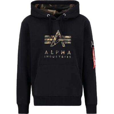 Alpha Industries Camo TPU Hoodie - Normal pasform Alpha Industries Camo TPU Hoodie - Normal pasform