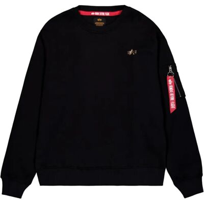 Alpha Industries Uomo - Felpa Logo 3D Piccola - Felpa Alpha Industries Uomo - Felpa Logo 3D Piccola - Felpa