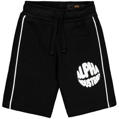 Alpha Hosen Logo Jogger Short - Zwart - Shorts Alpha Hosen Logo Jogger Short - Zwart - Shorts