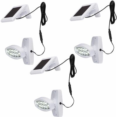 ETC-SHOP - Luci esterne a parete solari - 3 pezzi - Lights ETC-SHOP - Luci esterne a parete solari - 3 pezzi - Lights