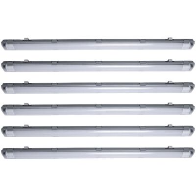 ETC-SHOP - IP65 156 cm Tubo LED da soffitto - 4000K - 44W - LED plafone ETC-SHOP - IP65 156 cm Tubo LED da soffitto - 4000K - 44W - LED plafone