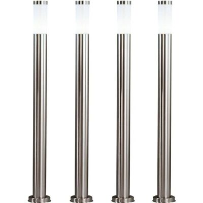 ETC-SHOP - 4-pack - acciaio inossidabile - E27 IP44 - Luci per esterni ETC-SHOP - 4-pack - acciaio inossidabile - E27 IP44 - Luci per esterni