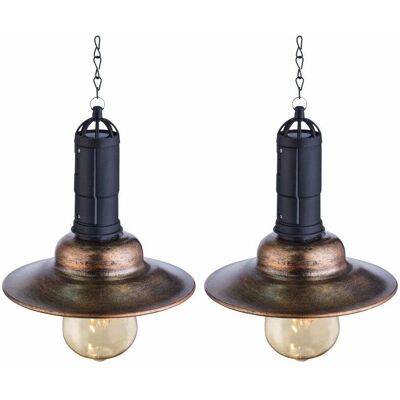 ETC-SHOP - LED Outdoor Pendant 2-pack - Rustico - Luci esterne ETC-SHOP - LED Outdoor Pendant 2-pack - Rustico - Luci esterne