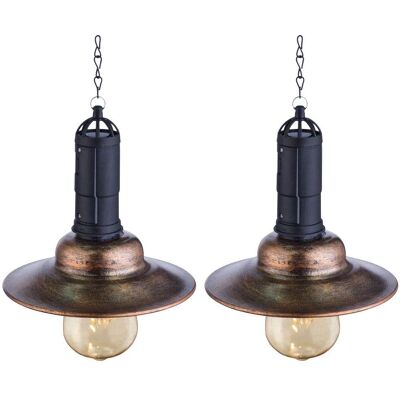 ETC-SHOP - LED Outdoor Pendant 2-pack - Rustico - Luci esterne ETC-SHOP - LED Outdoor Pendant 2-pack - Rustico - Luci esterne