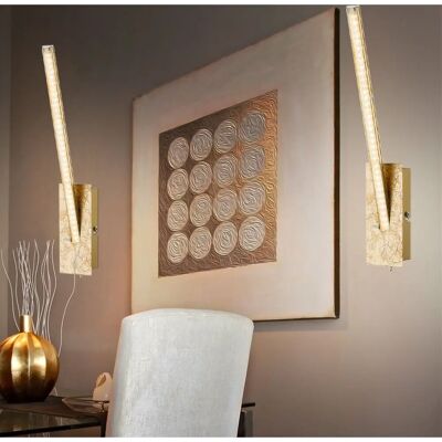 ETC-SHOP - Oro - Cristallo - Lampada da parete ETC-SHOP - Oro - Cristallo - Lampada da parete