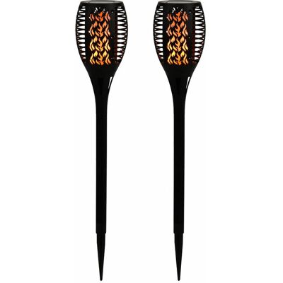 ETC-SHOP - 2x Solar LED Torch - Outdoor lamp ETC-SHOP - 2x Solar LED Torch - Outdoor lamp