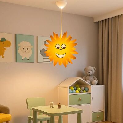 ETC-SHOP - Sole - Giallo - Paralume in legno - Pendant Lamp ETC-SHOP - Sole - Giallo - Paralume in legno - Pendant Lamp