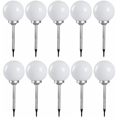 ETC-SHOP - 10LED Solar - Esterno - Picchetto sfera - Outdoor lights set ETC-SHOP - 10LED Solar - Esterno - Picchetto sfera - Outdoor lights set