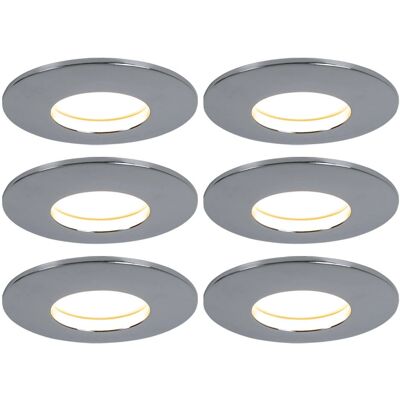 ETC-SHOP - 6-pack - Faretti incasso - Soffitto - Illuminazione LED ETC-SHOP - 6-pack - Faretti incasso - Soffitto - Illuminazione LED