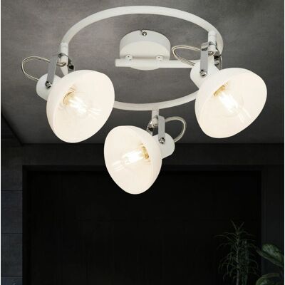 ETC-SHOP Weiße verstellbare LED-Deckenleuchte - Deckenlampe ETC-SHOP Weiße verstellbare LED-Deckenleuchte - Deckenlampe