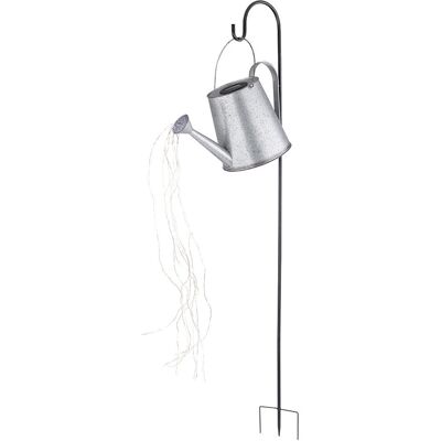 ETC-SHOP - Annaffiatoio cascata LED solare - Argento - 80 LED - Lampada esterna ETC-SHOP - Annaffiatoio cascata LED solare - Argento - 80 LED - Lampada esterna