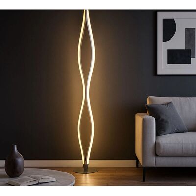 ETC-SHOP - Lampada da terra LED design moderno - Silver - LED 30.8W - Floor lamp ETC-SHOP - Lampada da terra LED design moderno - Silver - LED 30.8W - Floor lamp