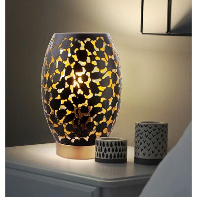 ETC-SHOP - Lampada da tavolo Design - Oro-Nero - E27 ETC-SHOP - Lampada da tavolo Design - Oro-Nero - E27